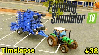 Fs18 Farming Simulator 18 New Cultivator & Sowing Canola Timelapse #38