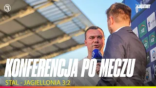 Konferencja po meczu Stal - Jagiellonia