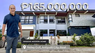 House Tour 204 | Massive Home with Unobstructed City and Mountain view in Valley Golf, Antipolo City