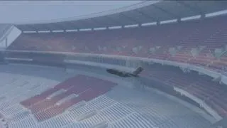 Stadium Shots and Flyover of C-17