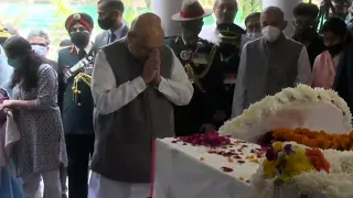 Home Minister Amit Shah pays tribute to CDS Gen Bipin Rawat