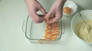 Tangerines and flour are all you need for a yummy treat