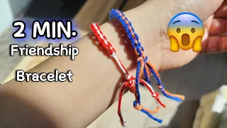 Crochet Friendship Bracelet for Beginners | DIY Quick & Easy Step-by-step tutorial