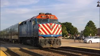 Railfanning at Crystal Lake Metra Station for the Rush hour
