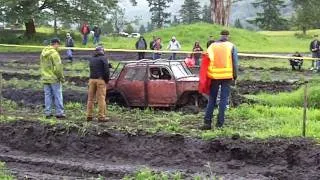 59 fiat vs cadillac ranch Mud Bog part 2