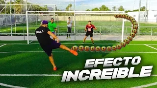 BALÓN con EFECTO INCREÍBLE ¡Retos de fútbol! [Crazy Crew]