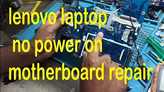lenovo laptop| no power |motherboard repair|Dead laptop motherboard repair| lenovo g50-70,80