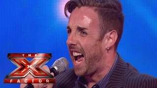 Stevi Ritchie sings Queen's Don't Stop Me Now - Arena Auditions Wk 1 - The X Factor UK 2014