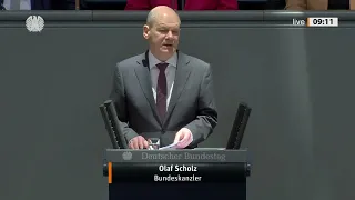 Kanzler Scholz bekräftigt weitere Unterstützung für die Ukraine