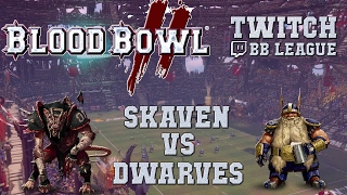 Blood Bowl 2 - Skaven (the Sage) vs Dwarves (SamDavies; discord) - TBBL Emperor S5G1