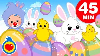 🐣🐇Happy Easter ! ♫ Sleeping Bunnies + More Kids Spring Songs (45 Min) ♫ Plim Plim