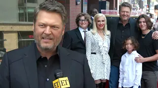 Blake Shelton Confesses His Stepson Forgets He’s Famous at Walk of Fame Ceremony (Exclusive)