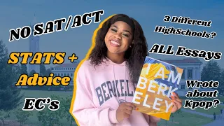 How to get into UC BERKELEY 🧸| Stats + Extracurriculars Essays Advice