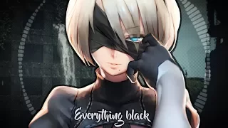 【Nightcore】→ Everything Black || Lyrics