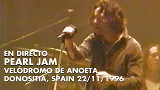 PEARL JAM en directo Velódromo de Anoeta 22-11-1996