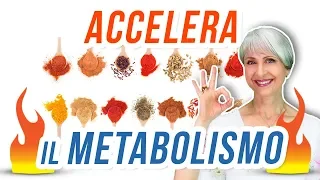 COME DIMAGRIRE SENZA DIETA con 5 SPEZIE POTENTI che ACCELERANO il METABOLISMO