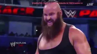 WWE Raw 5 November Braun Strowman attacks Baron Corbin