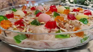 Colorful Creamy Vermicelli Recipe - Seviyan Banane Ka Tarika - Rangeen Seviyan Recipe