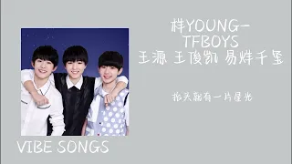 样(YOUNG) -TFBOYS 歌词 lyrics