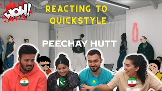 Reacting to QuickStyle x Coke Studio | Peechay Hutt | Official Dance Video | Foreigners React