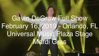 Gavin DeGraw Full Concert - Orlando, FL 2/16/2019 (Mardi Gras)