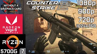 Counter Strike 2 - Ryzen 7 5700G Vega 8 & 16GB RAM