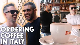 Matteo Lane Learns How To Order Italian Coffee With Francesco De Carlo