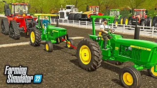 LOCAL FARMERS HAVE A TRACTOR PULL! (600HP VS 2 JOHN DEER 4020'S) | FARMING SIMULATOR 22