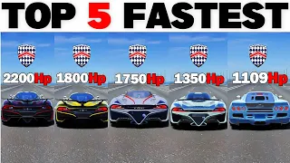 Top 5 Fastest SSC Tuatara Cars in Assetto Corsa!!