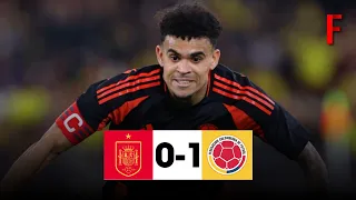 Spain vs Colombia 0-1 All Goals & Extended Highlights
