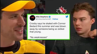 Sidney Crosby COMPARES Connor Bedard to Connor Mcdavid