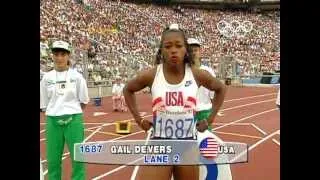 USA's Gail Devers Claims 100m Gold In Tight Finish - Barcelona 1992 Olympics