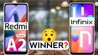 Redmi A2 vs Infinix Smart 7 HD : Winner 🔥😲