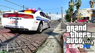 GTA 5 LSPDFR 0.3 - EPiSODE 20 - LET'S BE COPS - CITY PATROL (GTA 5 PC POLICE)