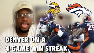 Broncos Hitting Their STRIDE | Denver Broncos Vs Minnesota Vikings  Week 11 Highlights | Reaction