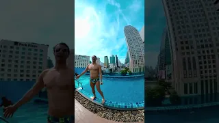 New Bucket List Swim! | Rooftop Pool in Bangkok, Thailand