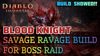 BK, INSANE RAVAGE BUILD‼️G4 SOLO TEST‼️#blizzard #diabloimmortal #bloodknight