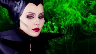 Maleficent (Angelina Jolie) Makeup tutorial by Anastasiya Shpagina