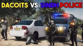 SONERI BANK MEI DACOITY !! | SINDH POLICE | REAL LIFE MOD | GTA 5 PAKISTAN