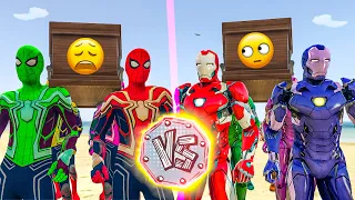 GTA 5 - COFFIN DANCE MEME SPIDERMAN Vs IRONMAN FUNNY FAILS!