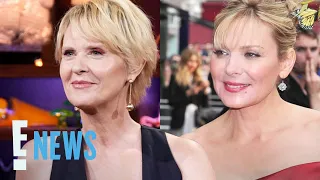 Cynthia Nixon Dishes on Kim Cattrall's And Just Like That Cameo | E! News