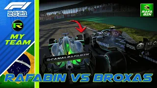 A MELHOR CORRIDA DA TEMPORADA - F1 2021 MY TEAM 50% GP BRASIL PARTE #37