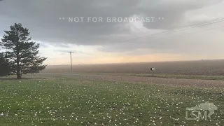 05-01-2024 Elder, KS - Landspout Tornado and Windshield Busting Hail