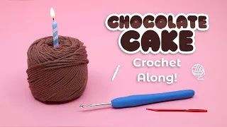 Chocolate Birthday Cake Amigurumi Crochet and Design Along 🧶