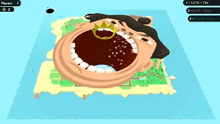 Hole.io New Map Control: 100.00% - Cartoon Town [SUMO]