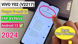 ViVO Y02 Frp Bypass Android 12 | Reset Not Working 2024 | Vivo Y02 Google Account Lock Remove