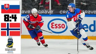 SLOVAKIA VS NORWAY HIGHLIGHTS | GROUP B | 2024 IIHF WORLD JUNIOR CHAMPIONSHIP