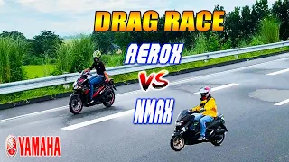 Yamaha Nmax 155 vs Yamaha Aerox 155  | Drag race