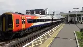 Southwest Trains Class 159 Passing Through Surbiton (20/7/2016)