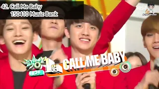 [Compilation] EXO's 117 Music Show Wins